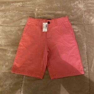 The Children's Place NWT Size 7 Solid Pink Khaki Shorts w/Adjustable Waist